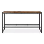 Modern Industrial Entry Bench Black