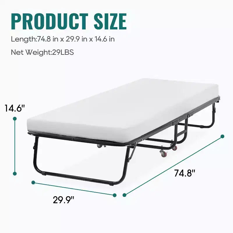 Folding Bed Portable Guest Bed
