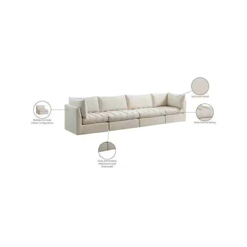 Velvet Modular Sofa