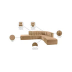 Arc Velvet Modular Sofa