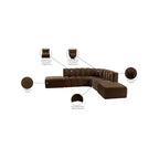 Arc Velvet Modular Sofa