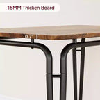 Dining Set for 4, Kitchen Table with 4 Upholstered Chairs, 5 PCS Small Dining Table Set, Dining Room Table for Kitchen Dining Room