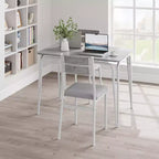 Dining Set for 4, Kitchen Table with 4 Upholstered Chairs, 5 PCS Small Dining Table Set, Dining Room Table for Kitchen Dining Room