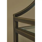 72 Glass Bookcase