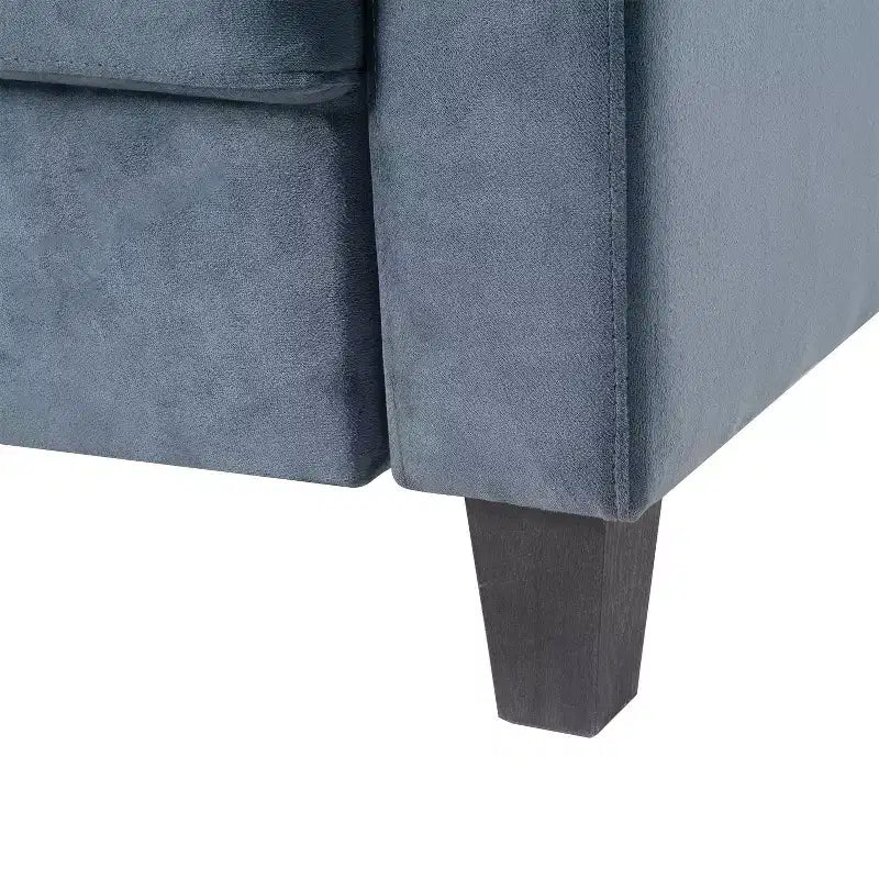 Velvet Upholstered Single Sofa Chair