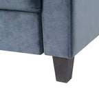 Velvet Upholstered Single Sofa Chair