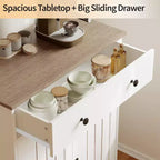 Modern Buffet Cabinet with Storage, 29.5 Coffee Bar Cabinet with Adjustable Shelf