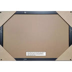 Grand Narrow Half-Inch-Bevel Framed Bathroom Vanity Wall Mirror