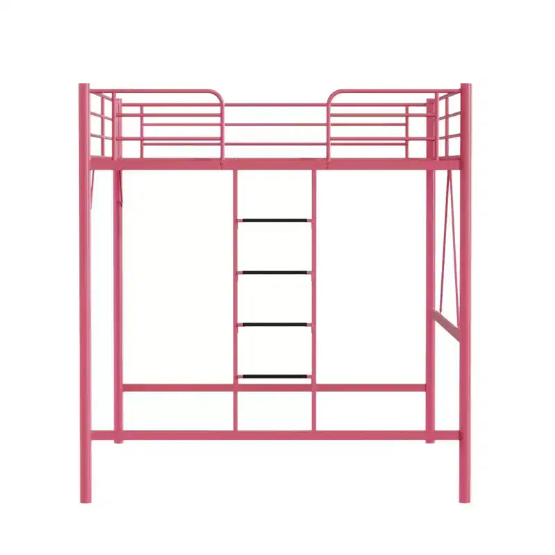 Queen Loft Bed with Flat Rungs