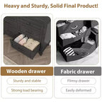 6-Drawer Double Dresser for Bedroom,Traditional Furniture, Wide Chest Storage