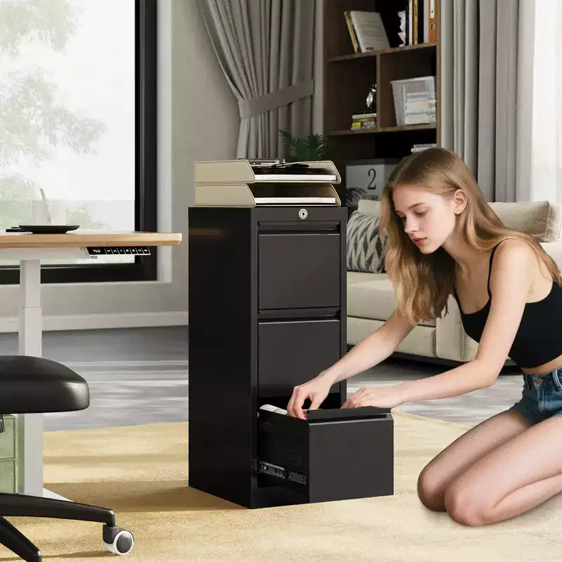 3-Drawer Vertical File Cabinet
