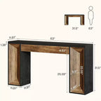 63 Farmhouse Console Table