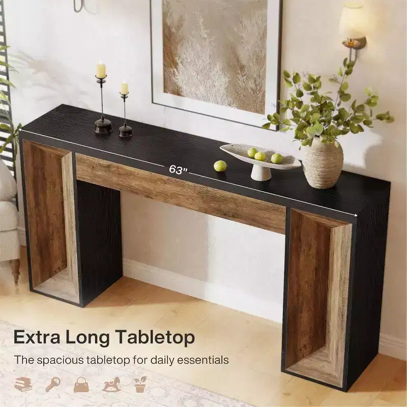 63 Farmhouse Console Table