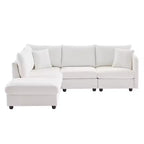 90x80 Modern L-Shaped 5-Seater Sectional Sofa