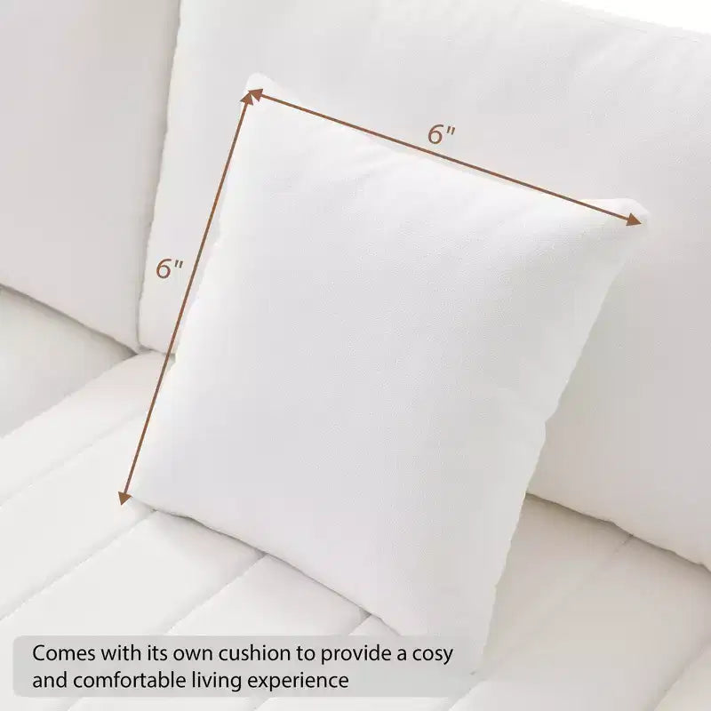 90x80 Modern L-Shaped 5-Seater Sectional Sofa