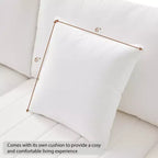 90x80 Modern L-Shaped 5-Seater Sectional Sofa
