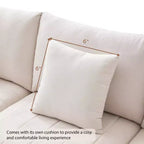 90x80 Modern L-Shaped 5-Seater Sectional Sofa