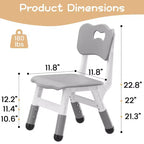 2-Pack Adjustable Kids Chairs
