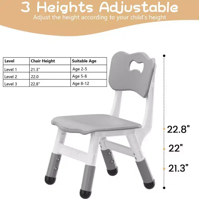 2-Pack Adjustable Kids Chairs