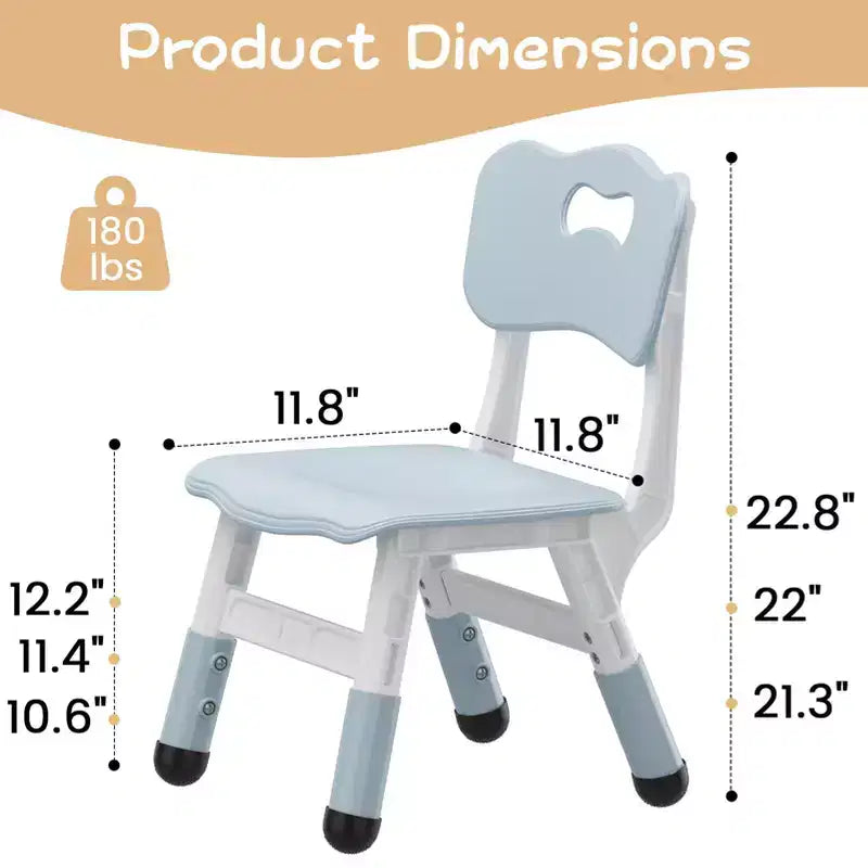 2-Pack Adjustable Kids Chairs