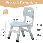 2-Pack Adjustable Kids Chairs
