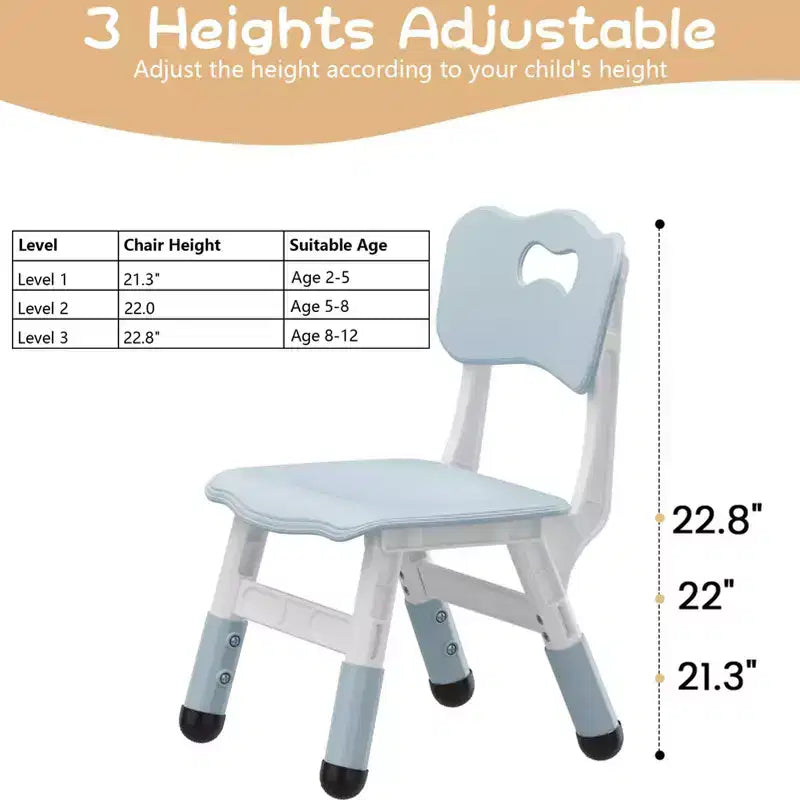 2-Pack Adjustable Kids Chairs