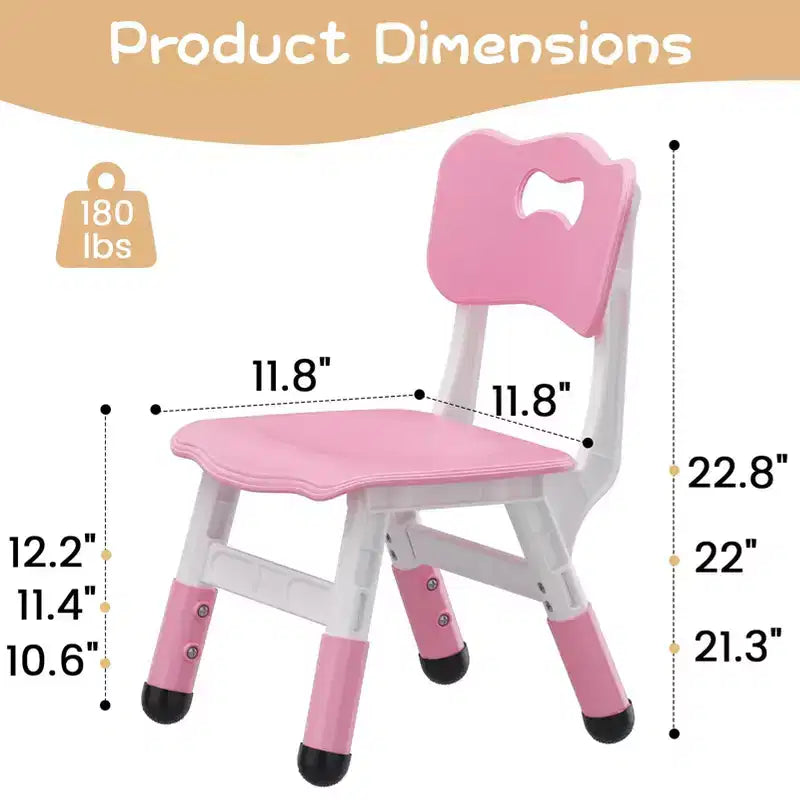 2-Pack Adjustable Kids Chairs