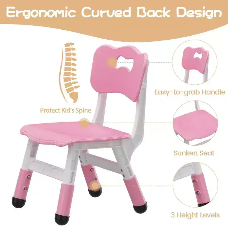 2-Pack Adjustable Kids Chairs