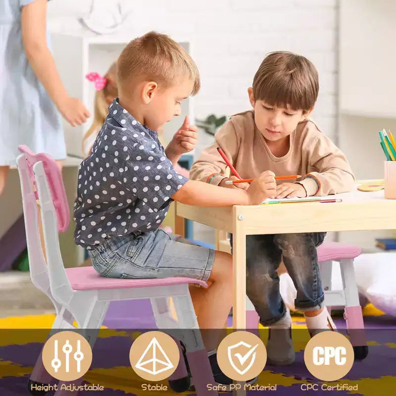 2-Pack Adjustable Kids Chairs