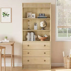 Fluted Bookshelf 70.8 Bookcase