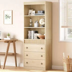 Fluted Bookshelf 70.8 Bookcase