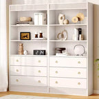 Fluted Bookshelf 70.8 Bookcase