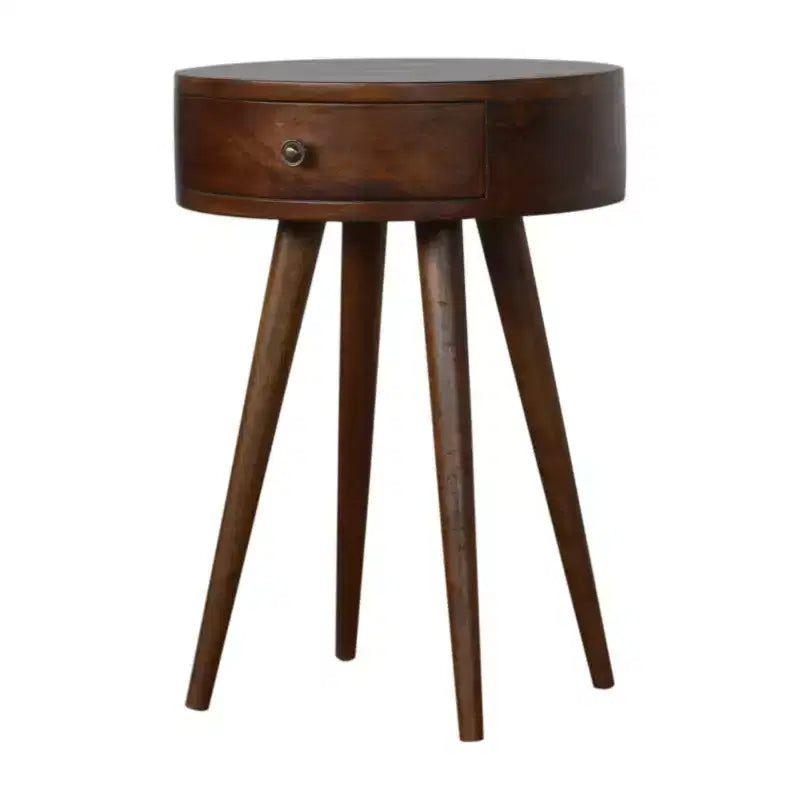 22 Chestnut Solid Wood One Drawer Nightstand