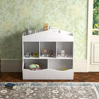 Bookshelf and Multifunctional Cabinet Kids Toy Storage Organizer