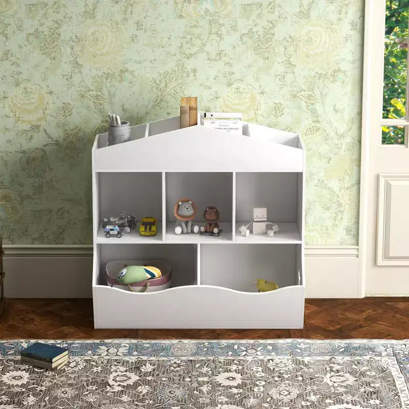 Bookshelf and Multifunctional Cabinet Kids Toy Storage Organizer