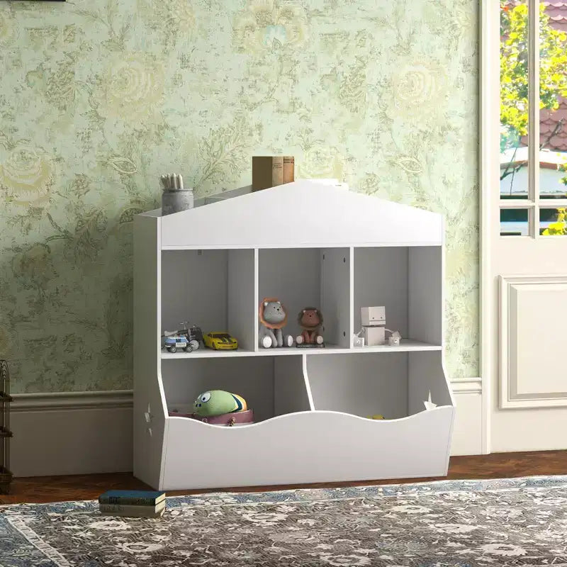 Bookshelf and Multifunctional Cabinet Kids Toy Storage Organizer