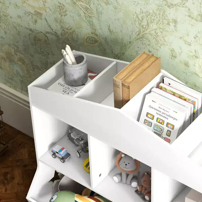 Bookshelf and Multifunctional Cabinet Kids Toy Storage Organizer