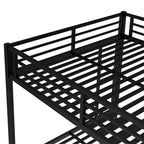 Queen over Queen Bunk Bed with Twin Trundle