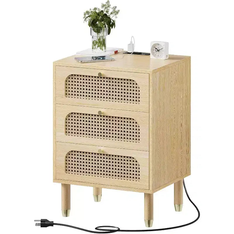 Rattan Nightstand