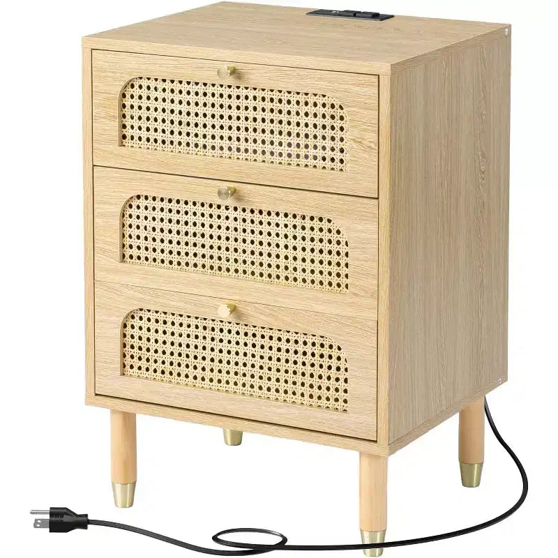 Rattan Nightstand