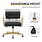 Office Desk Chair, Comfort Padded, Modern Style with 360 Swivel Wheels for Office/Study/Vanity/Home
