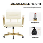 Office Desk Chair, Comfort Padded, Modern Style with 360 Swivel Wheels for Office/Study/Vanity/Home