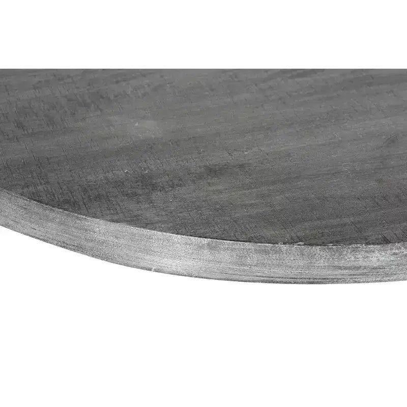 Root Mango Wood Round Dining Table Gray