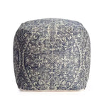 Pouf Blue/Ivory