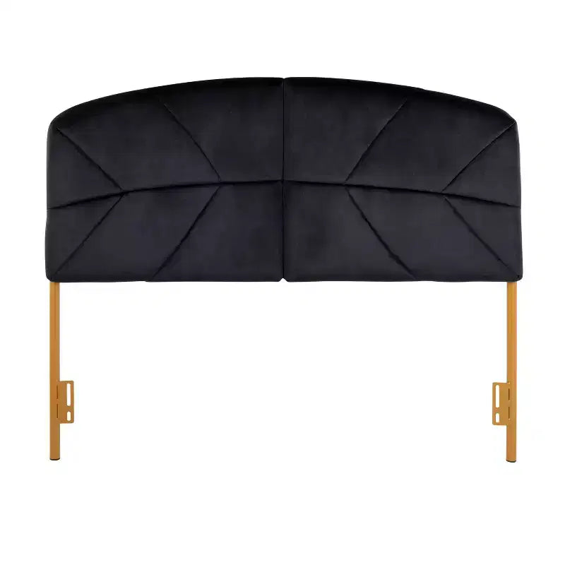Queen Velvet Upholstered Headboard