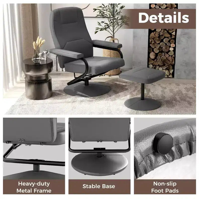 Reclining Chair with Ottoman