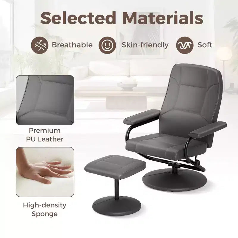 Reclining Chair with Ottoman