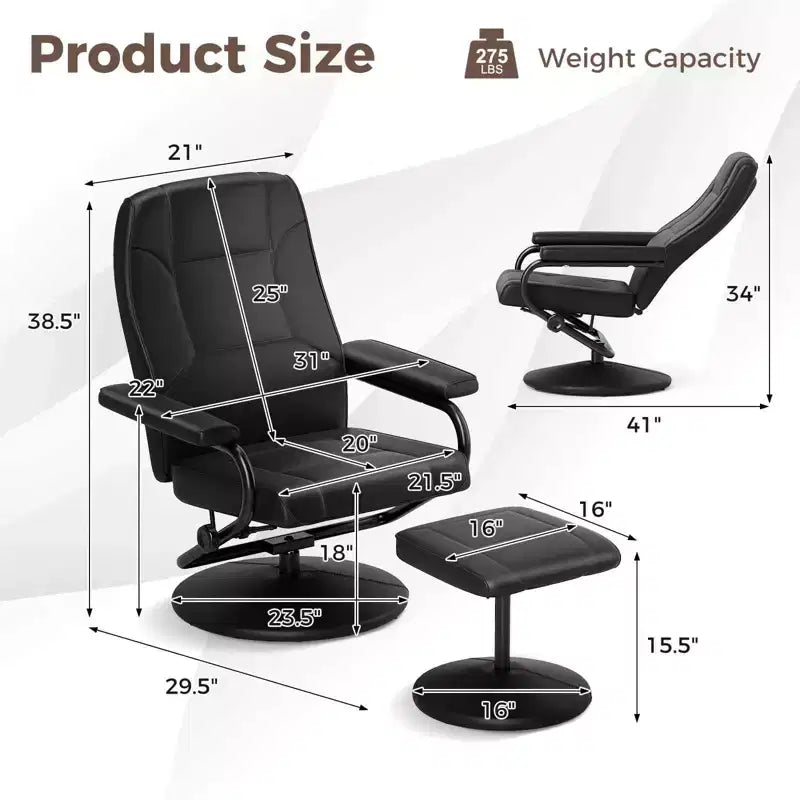 Reclining Chair with Ottoman