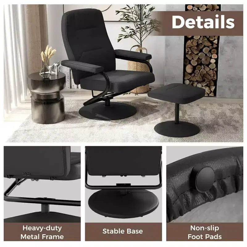 Reclining Chair with Ottoman