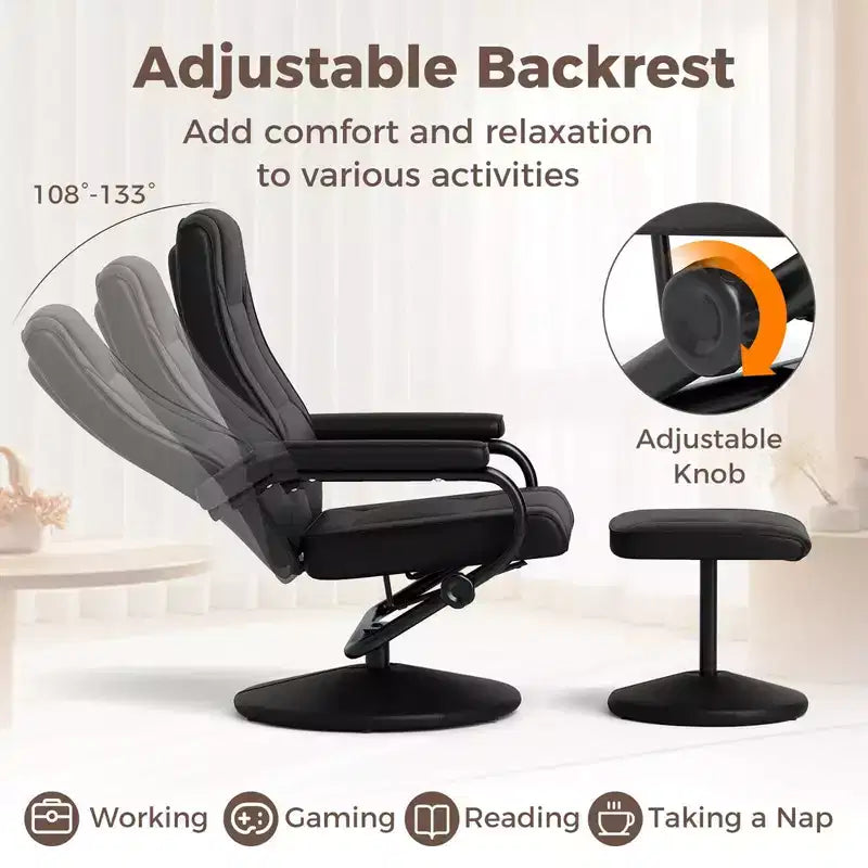 Reclining Chair with Ottoman